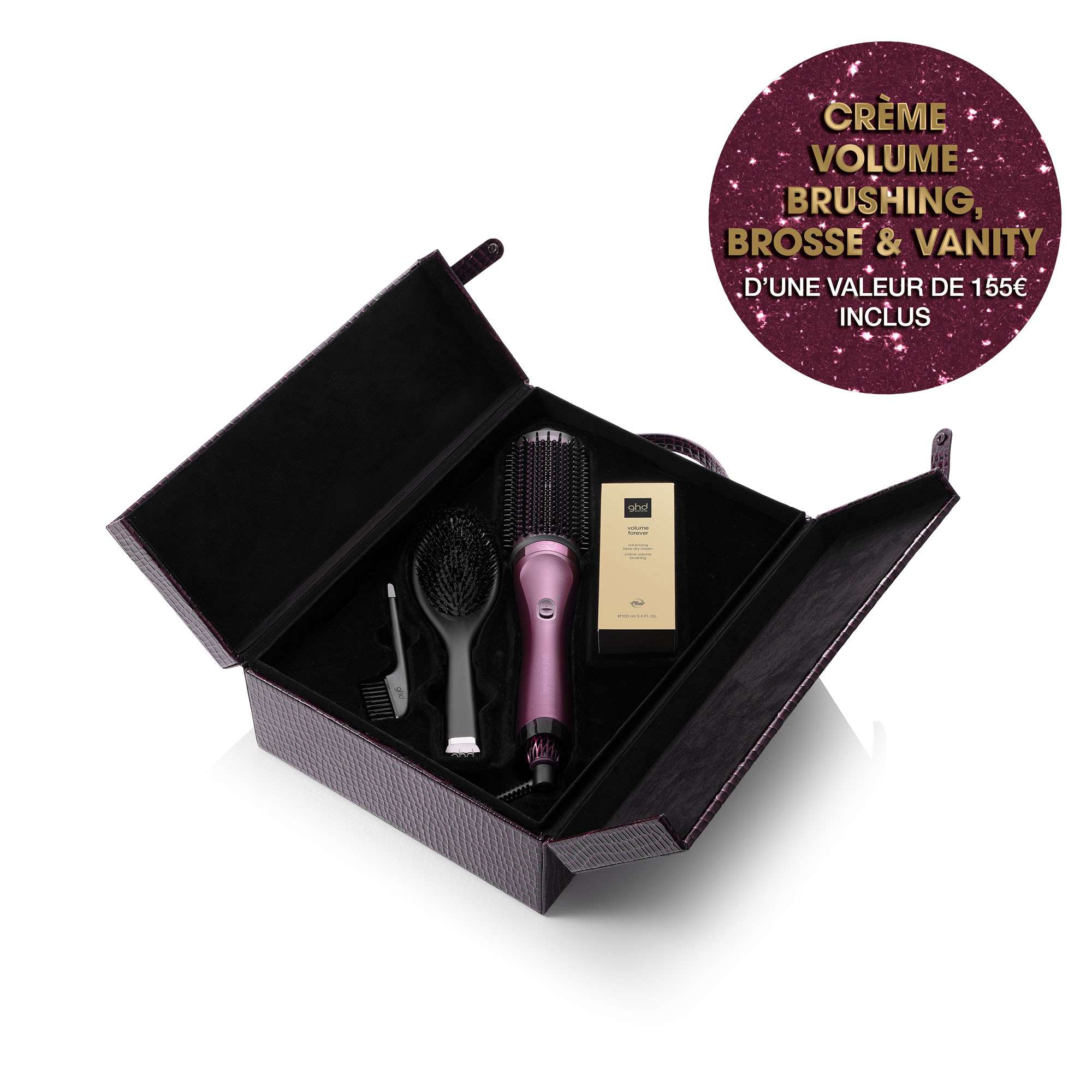 Coffret Brosse Soufflante 2-en-1 ghd Duet Blowdry - Collection ghd Cherry Chic