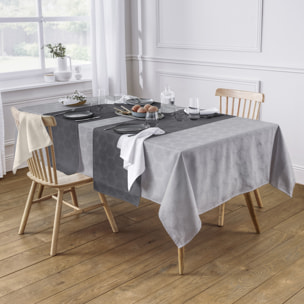 2 sets de table en damassés - Gris Perle