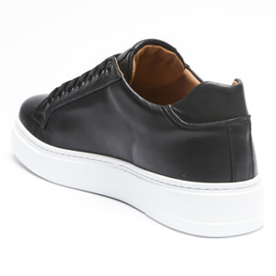 Classic Lace-up Sneaker British Passport Nero