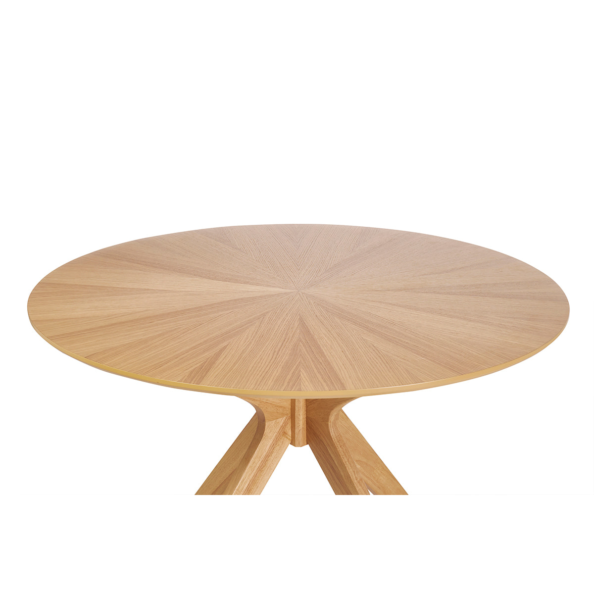 Table à manger design ronde chêne D120 cm DIELLI
