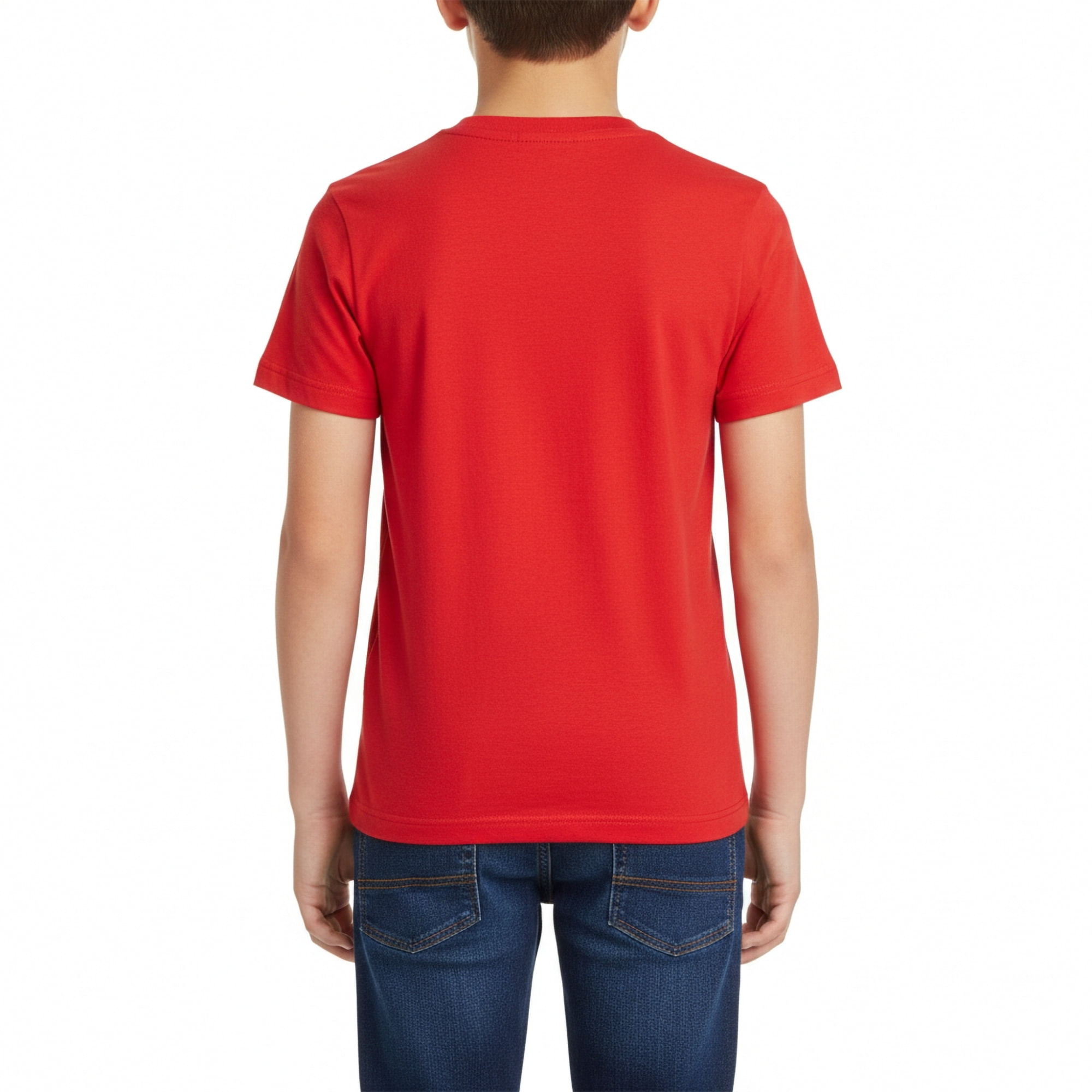 T-shirt jersey con ricamo logo flags Polo Club St Martin Rosso