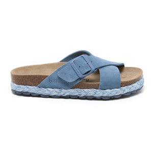 SANDALO CON ZEPPA BILLOWY BLU