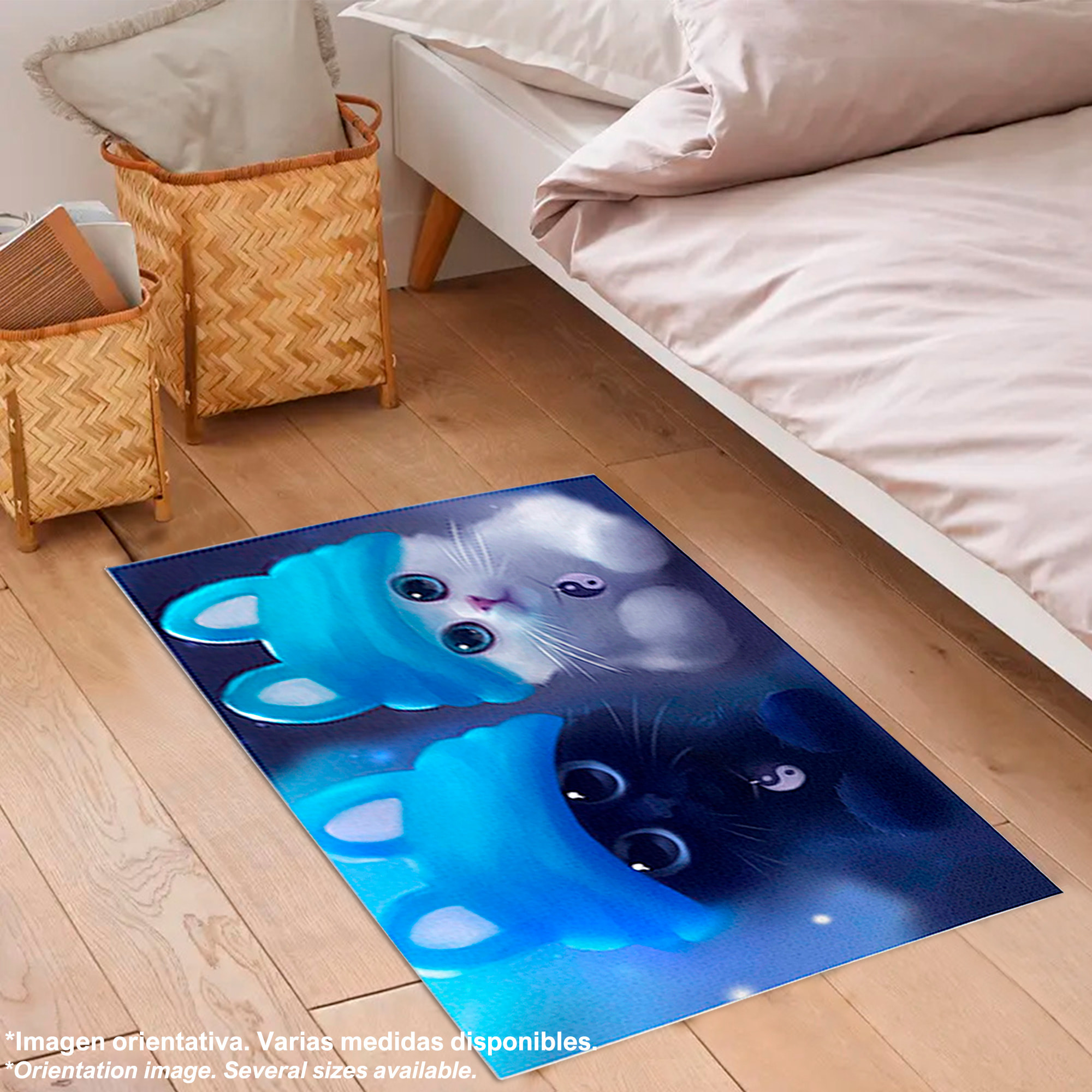 Alfombra infantil de Poliester estampada 160 x 230cm