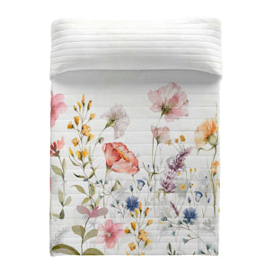 Naturals - Colcha Bouti Estampada - 2/3 Piezas - 100% Poliéster - Microfibra - 70 gr/m² - Flowerly