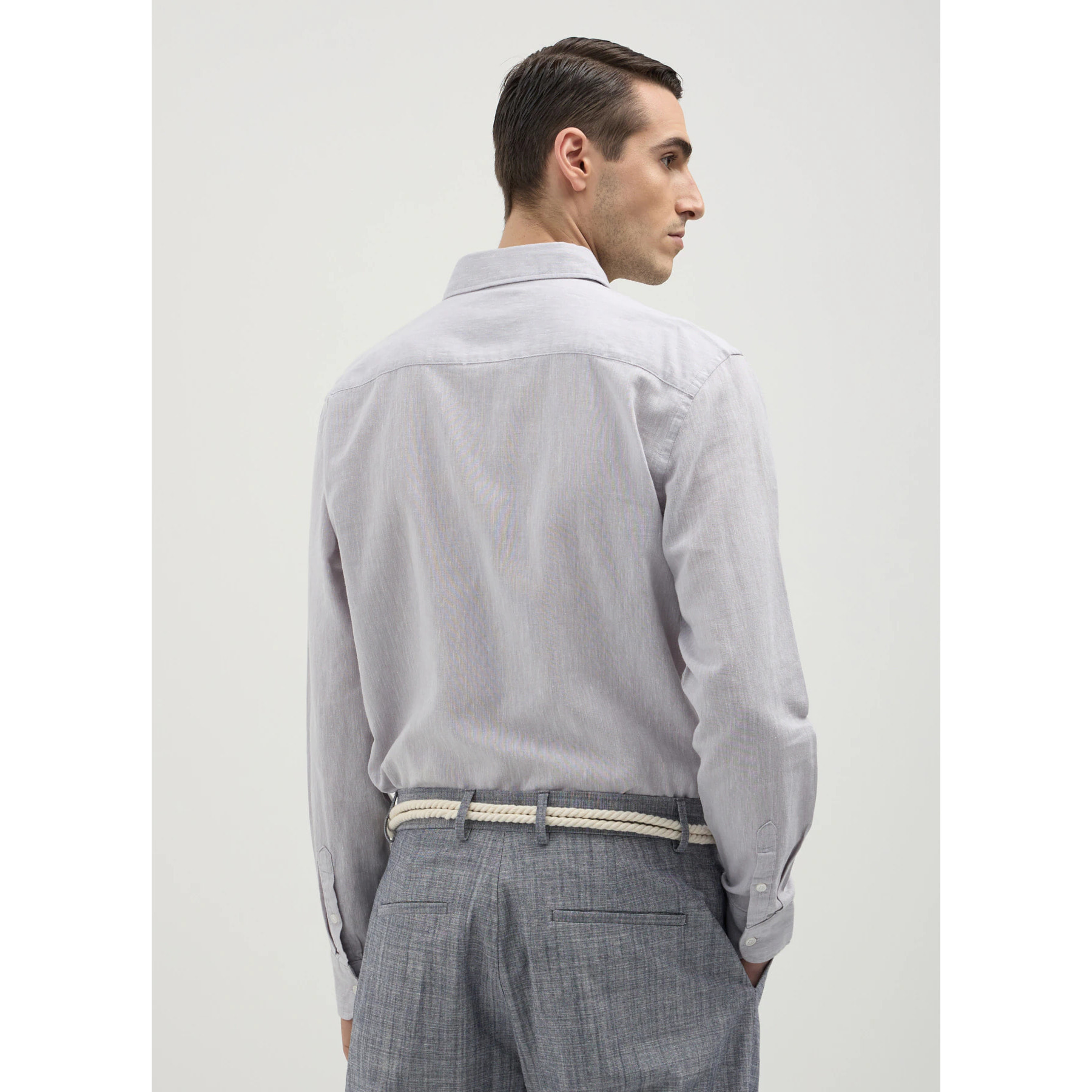 Camicia classica in lino