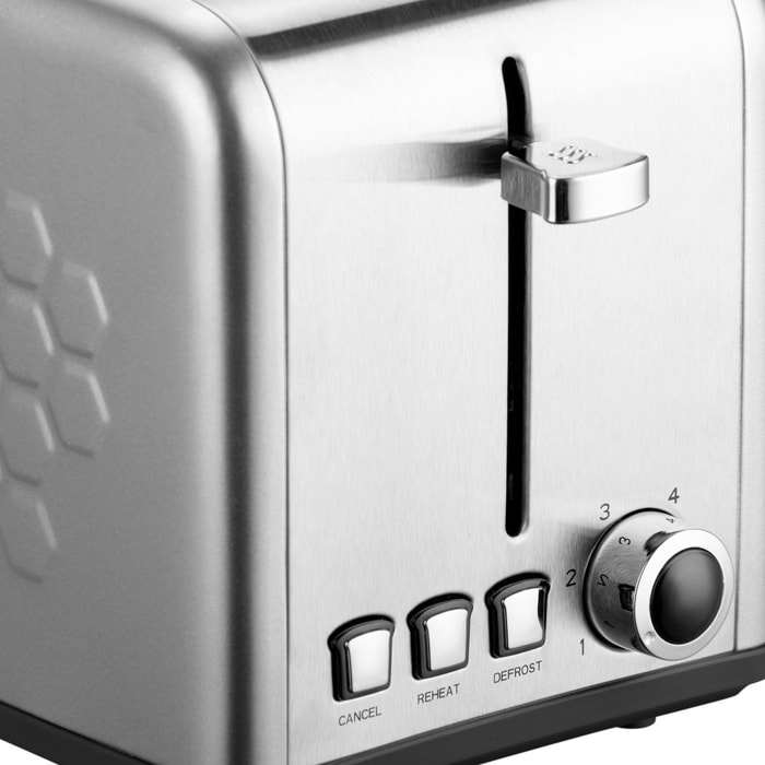 Grille-pain électrique inox