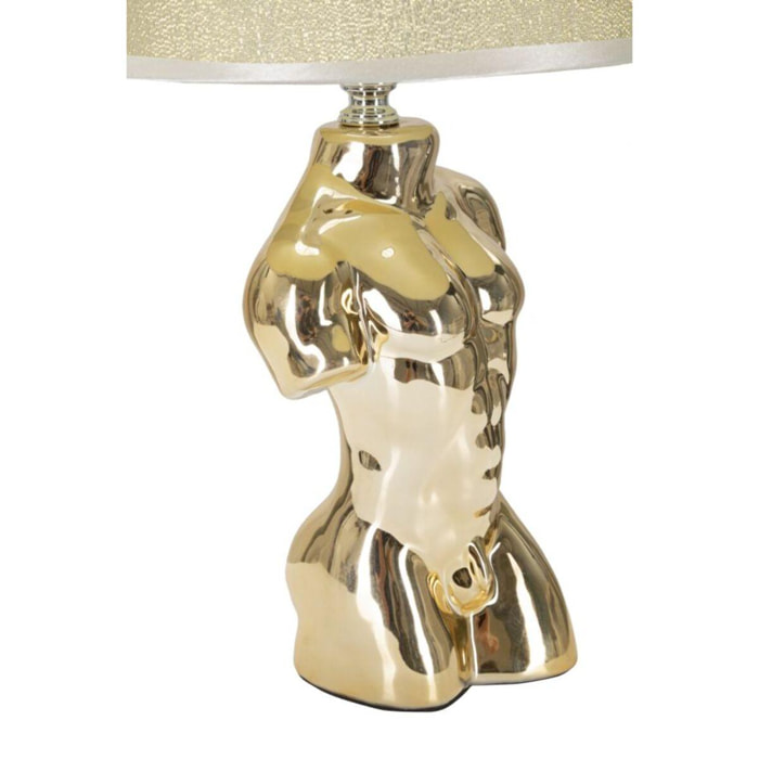 LAMPADA DA COMODINO GLAM MAN CM 25X42,5