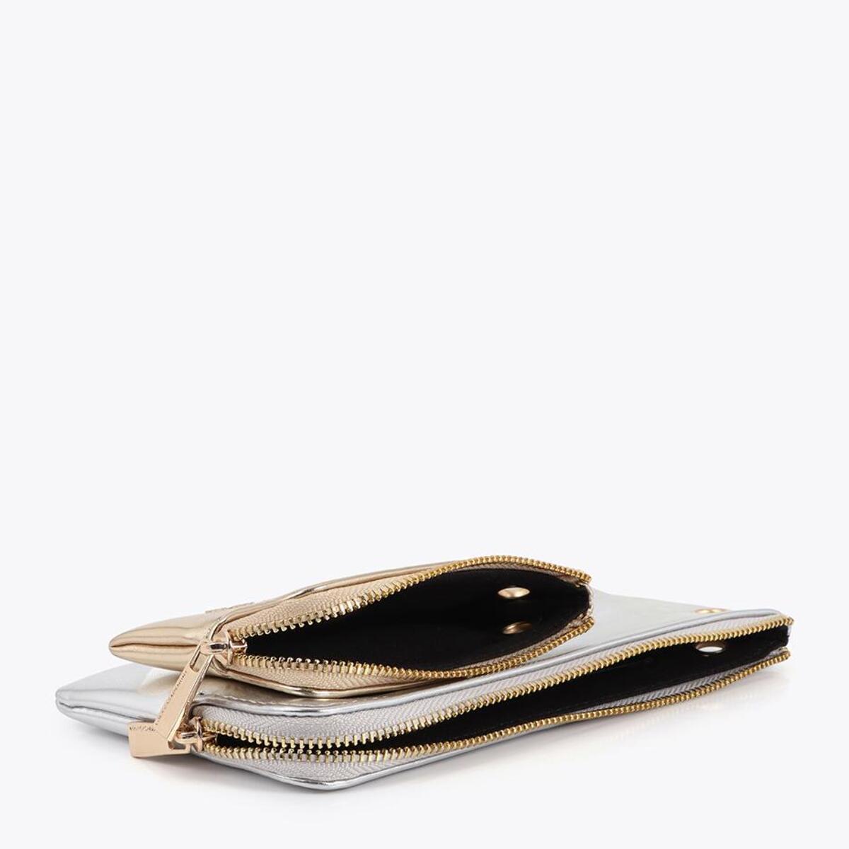 Portafoglio doppio con ciondolo LC