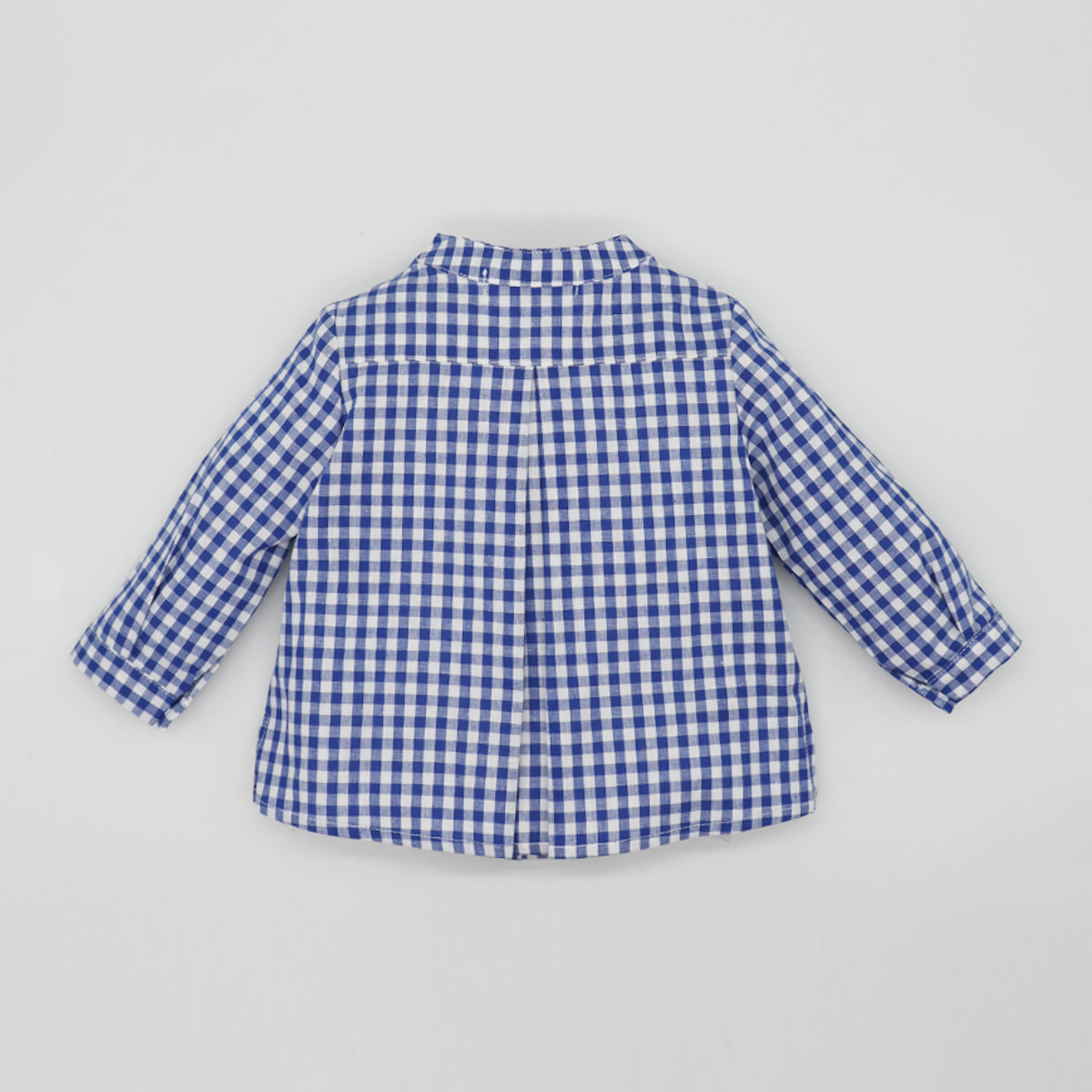 CAMISA CUADROS VICHY AZUL OSCURO