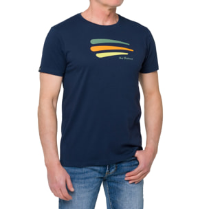 Camiseta de algodón 150 gr Hot Buttered Balian Azul marino
