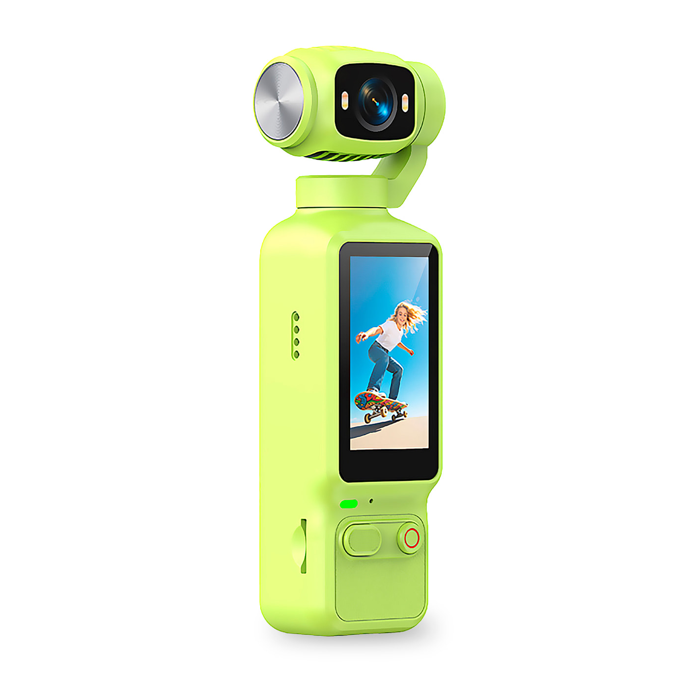 Cámara deportiva LK-032 de 48MPX con giro 180°, pantalla HD 1,97” ideal para fotos y vídeos en FHD, con grabación en ciclo y linterna. Incluye trípode y lanyard de muñeca.