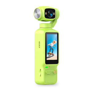 Cámara deportiva LK-032 de 48MPX con giro 180°, pantalla HD 1,97” ideal para fotos y vídeos en FHD, con grabación en ciclo y linterna. Incluye trípode y lanyard de muñeca.