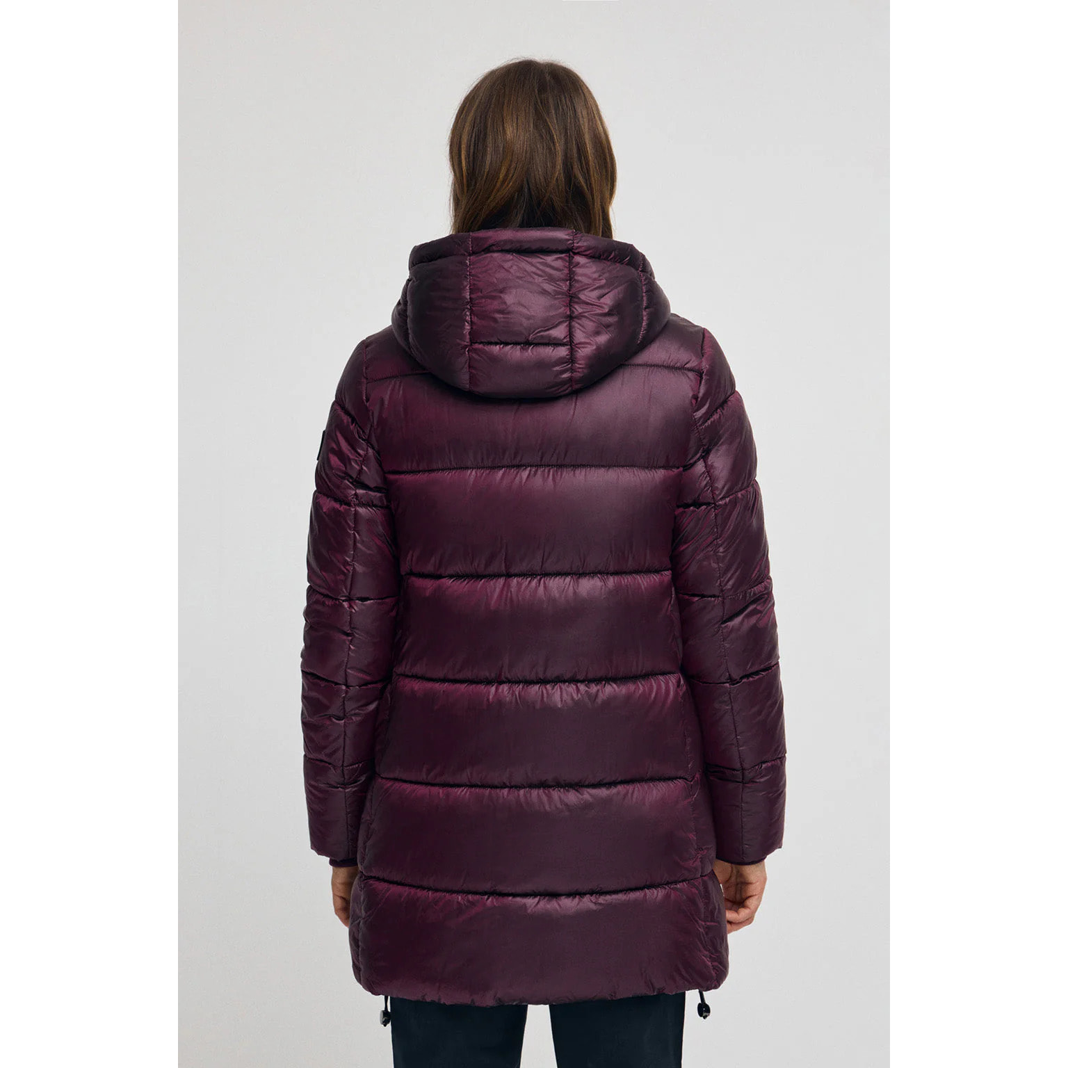 Giaccone Silvon Coat granata con logo Polo Club