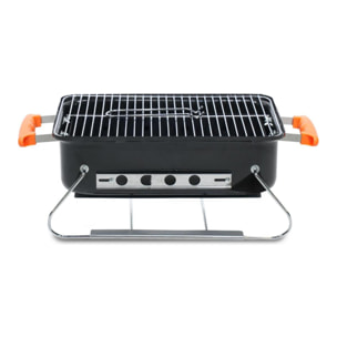 Grill portable avec pieds pliables