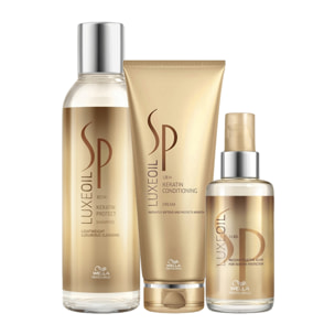 WELLA SP Kit Luxe Oil Keratin Shampoo 200ml + Conditioner 200ml + Oil 100ml