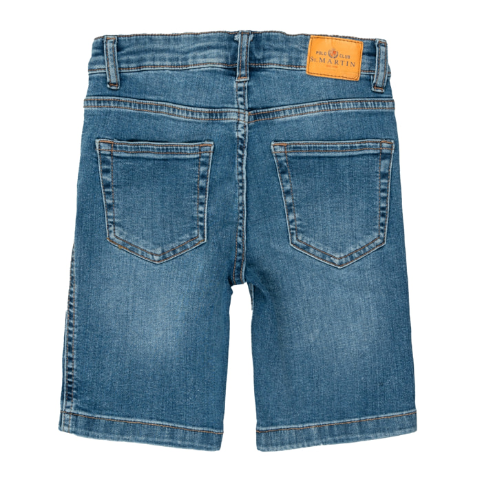 Bermuda denim Polo Club St Martin Blu