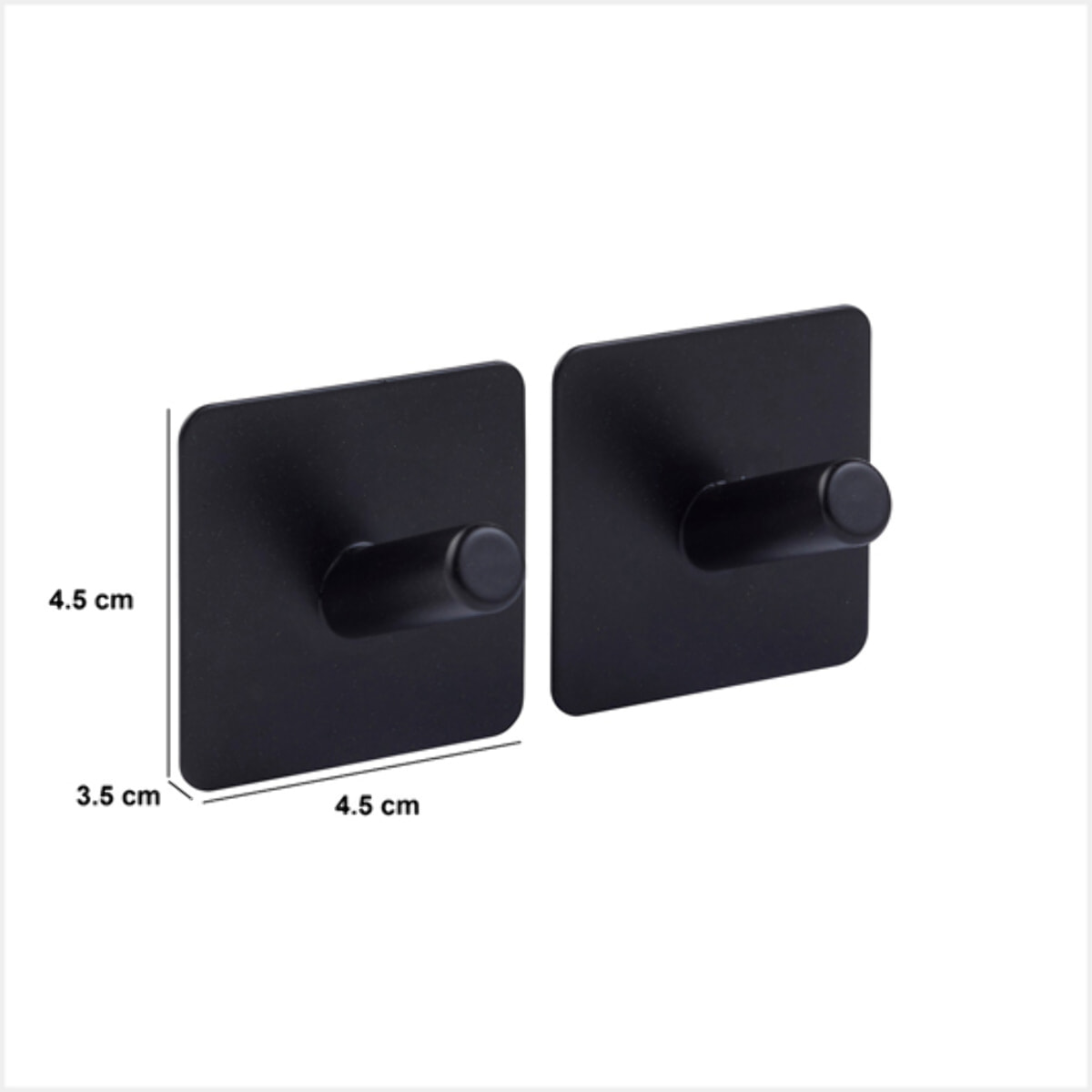 2 patères adhésives "Stiky"