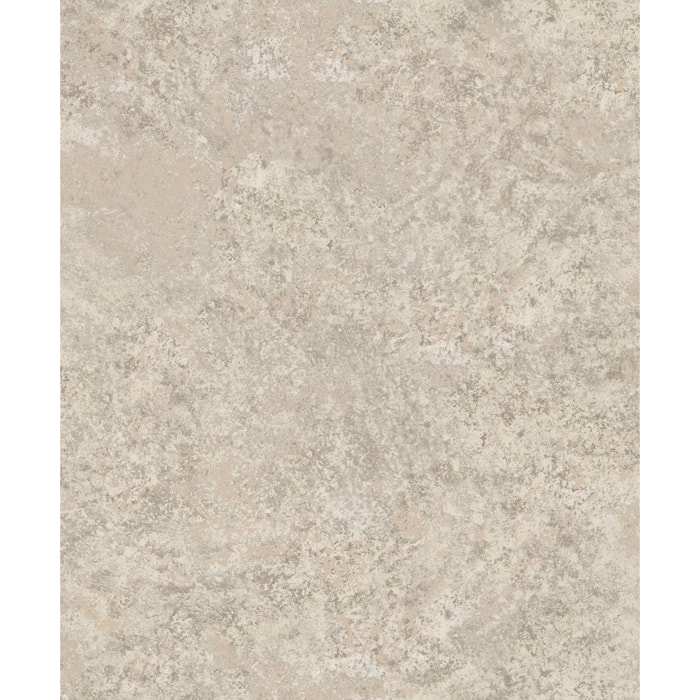 Papier peint effet pierre naturelle beige rosé