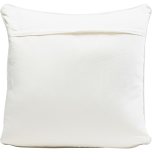 Coussin Catena Chain jaune et blanc Kare Design