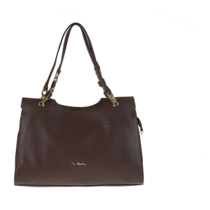 Borsa a spalla da donna Made in Italy - Modello Zelia Elite - 100% pelle - 38.0 x 26.5 x 12.0 cm