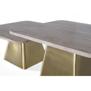 Ensemble 2 tables basses - 43x55x55cm