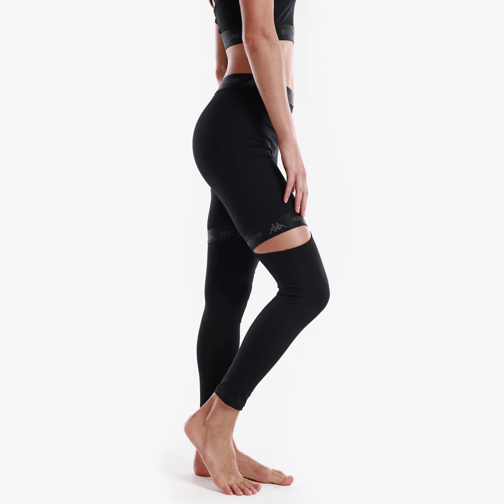 Kappa - Pantalones Mujer Negro - AUTHENTIC BEST