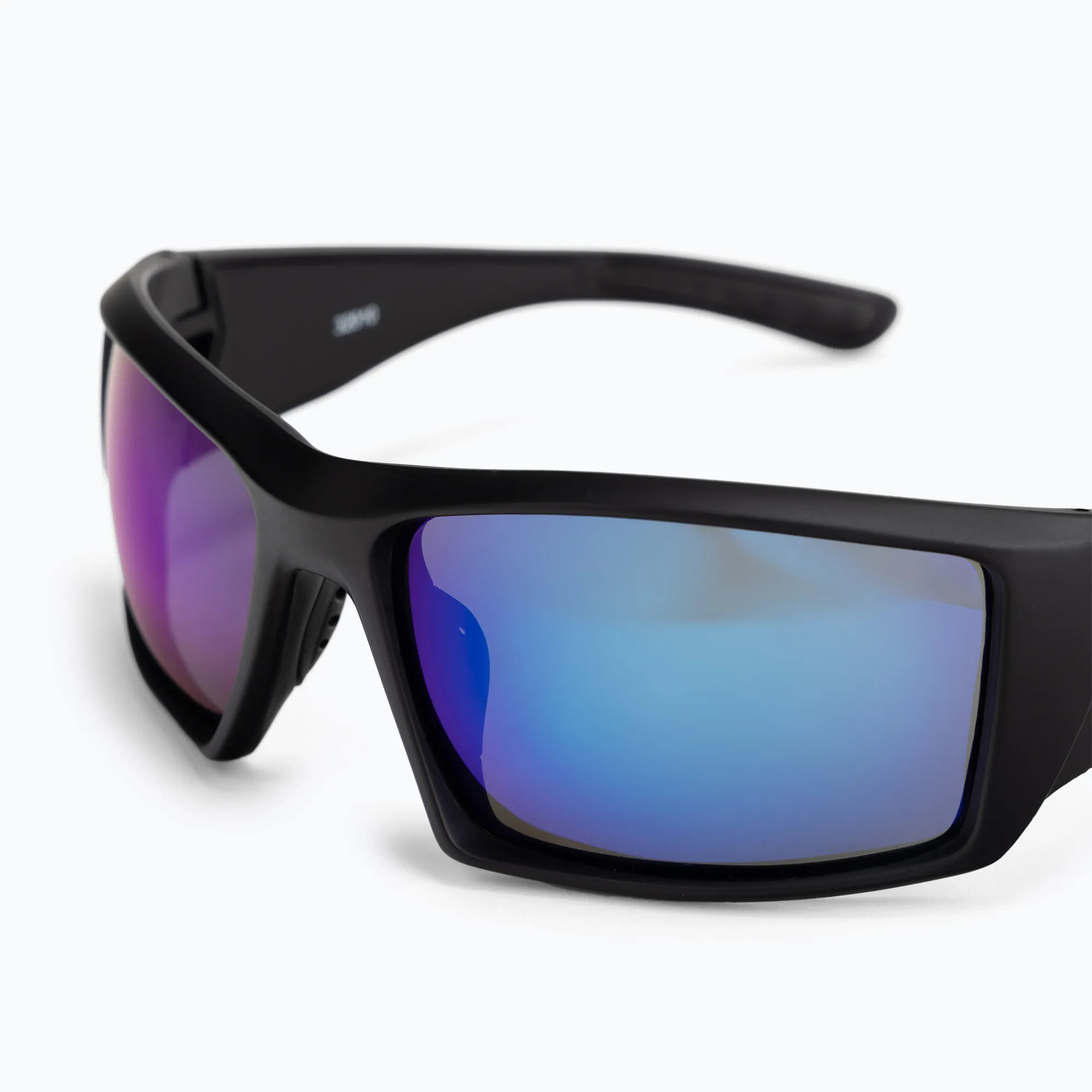Gafas de deportes acuáticos OCEAN ARUBA - Negro mate / Revo azul