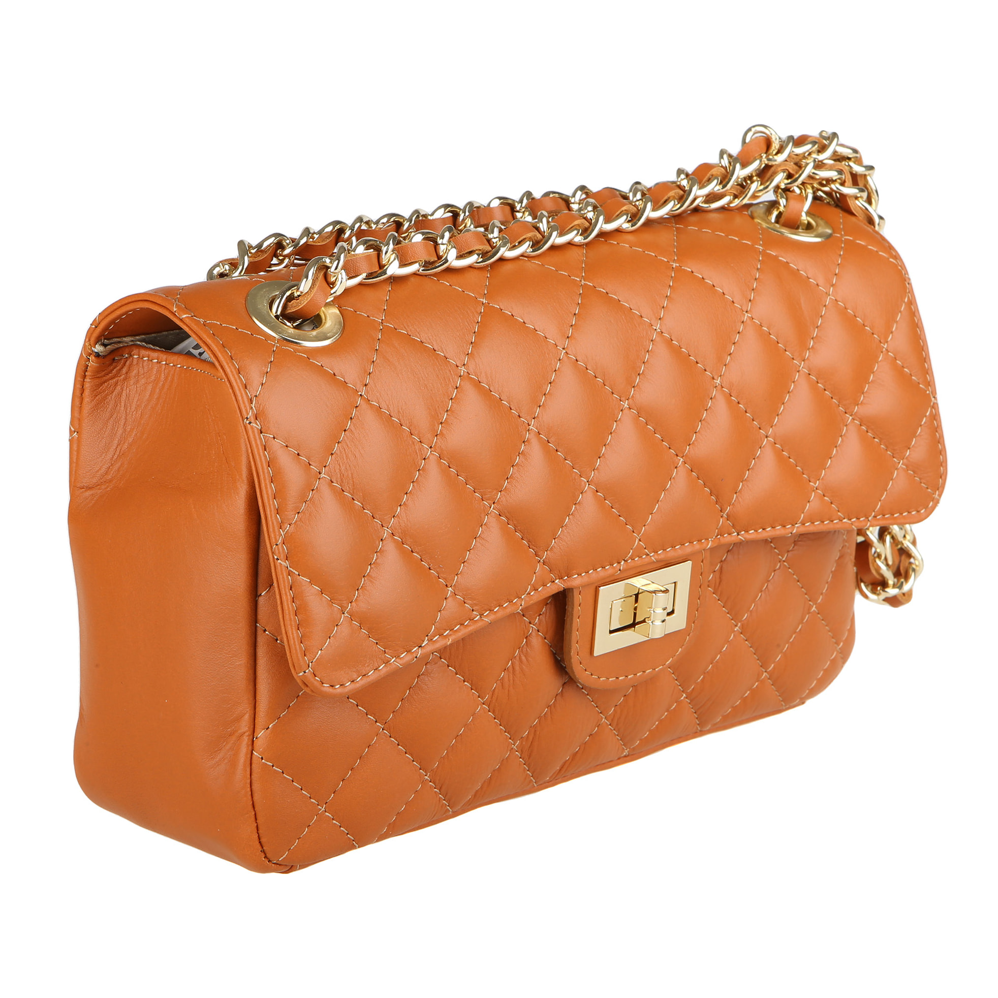 Chicca Borse Borsa a Spalla Cuoio