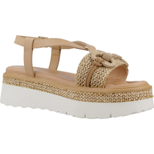 Sandalias Mujer de la marca STONEFLY  modelo SOLES 4 NAPPA LTH/RAFFIA Brown