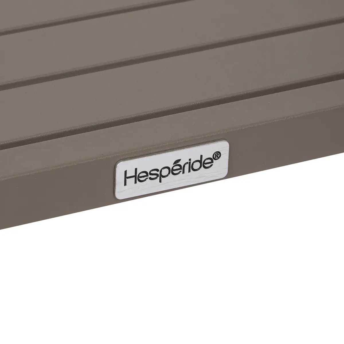 Table d'appoint de jardin Evasion 38x38cm café