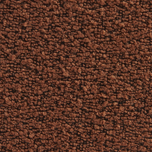 Lot de 3 fauteuils chauffeuses en bouclette texturée terracotta style contemporain 1 place