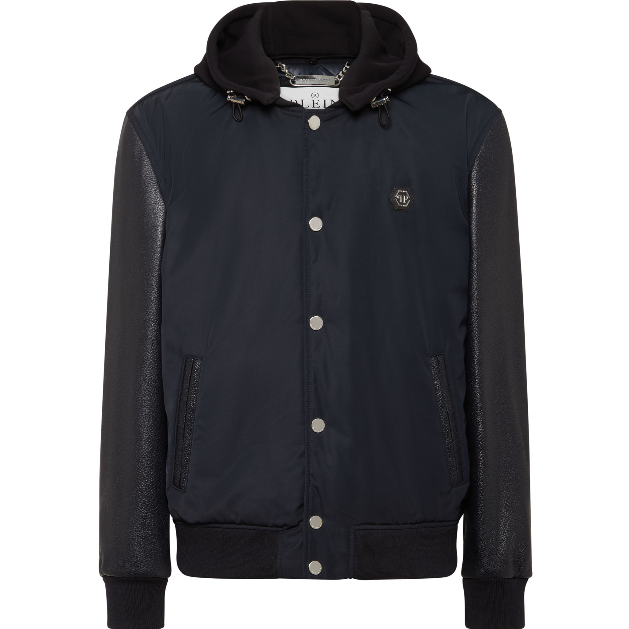 PHILIPP PLEIN Bomber de cuero &AMP
