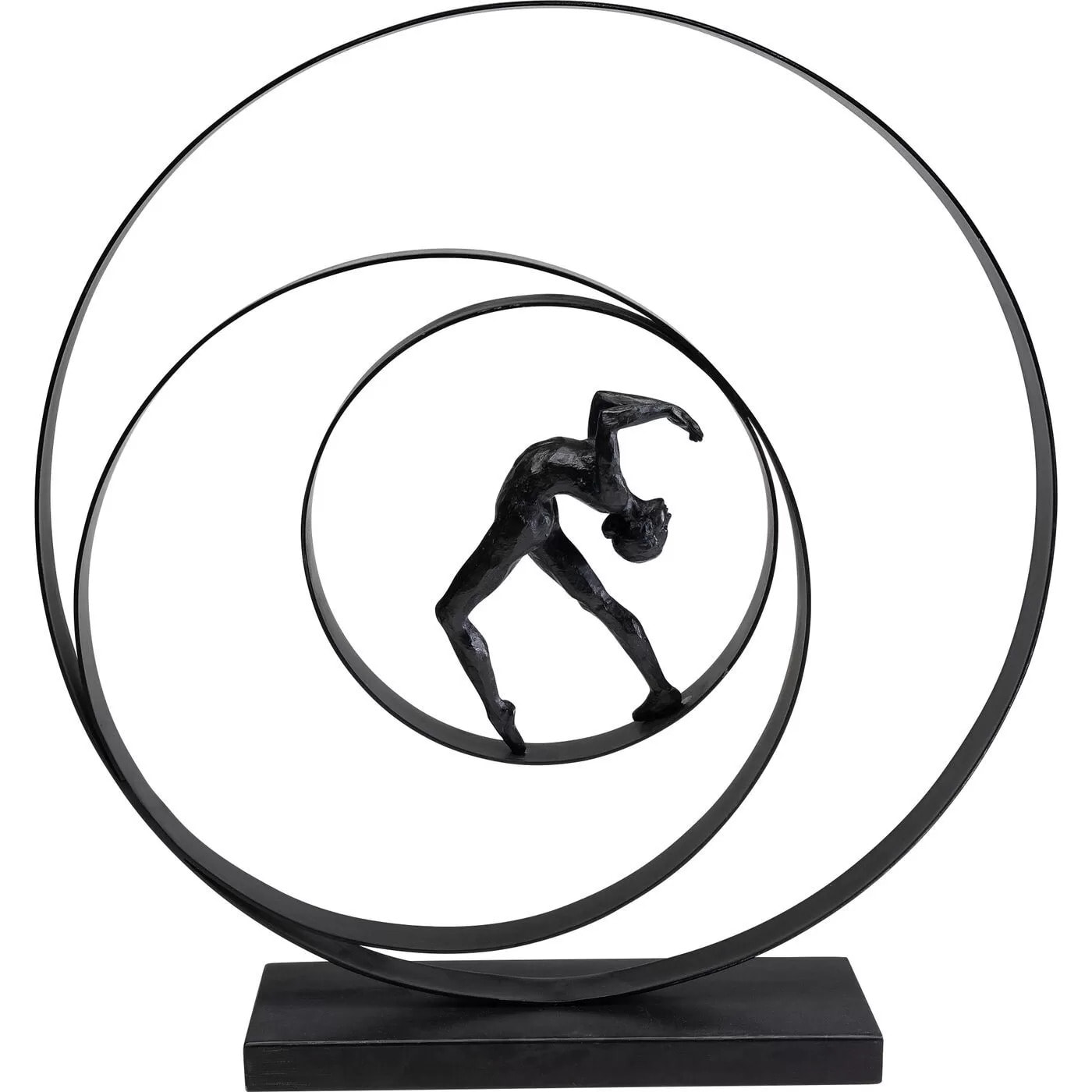 Déco danseuse anneaux 50cm noir Kare Design