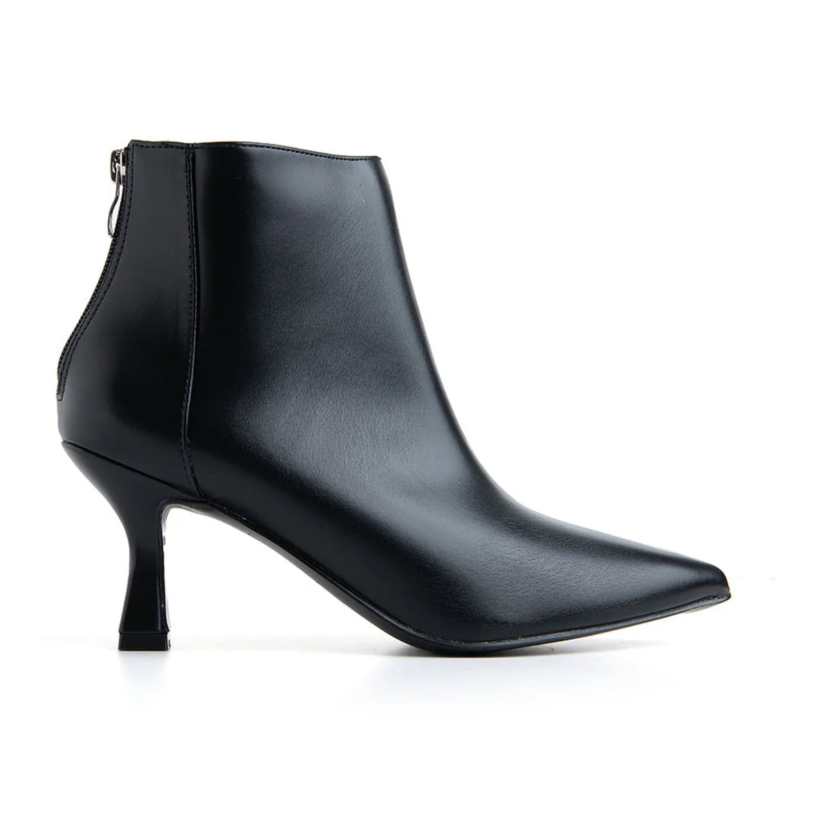 Tronchetto con tacco a rocchetto - NERO