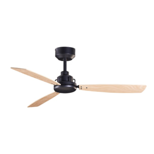 Forlight Ventilador Xaloc ø1000mm Negro Madera clara