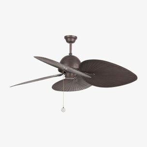 CUBA L Ventilador de techo marrón