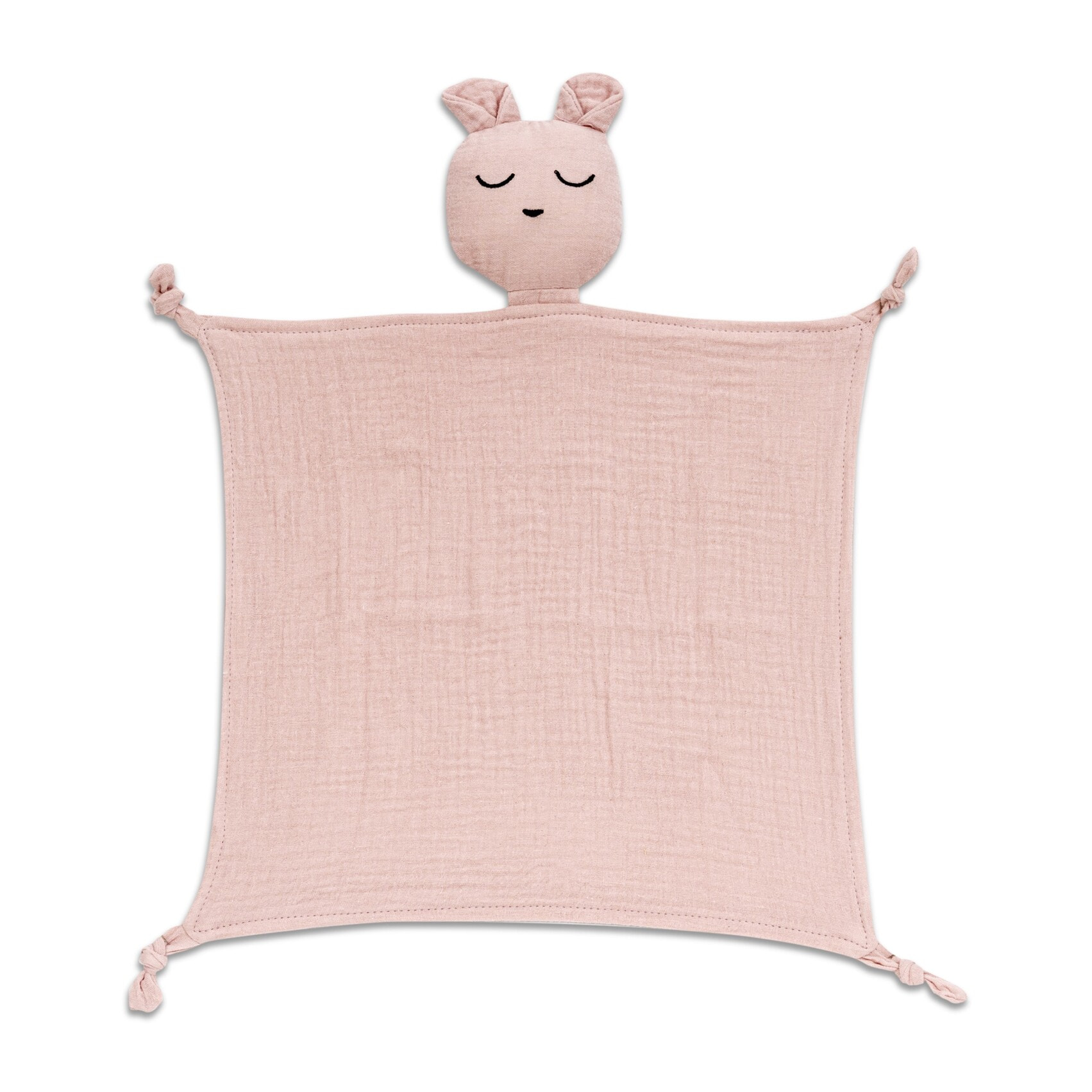 Capa Baño 1X1 Mod Oso+Dudu Muselina Rosa