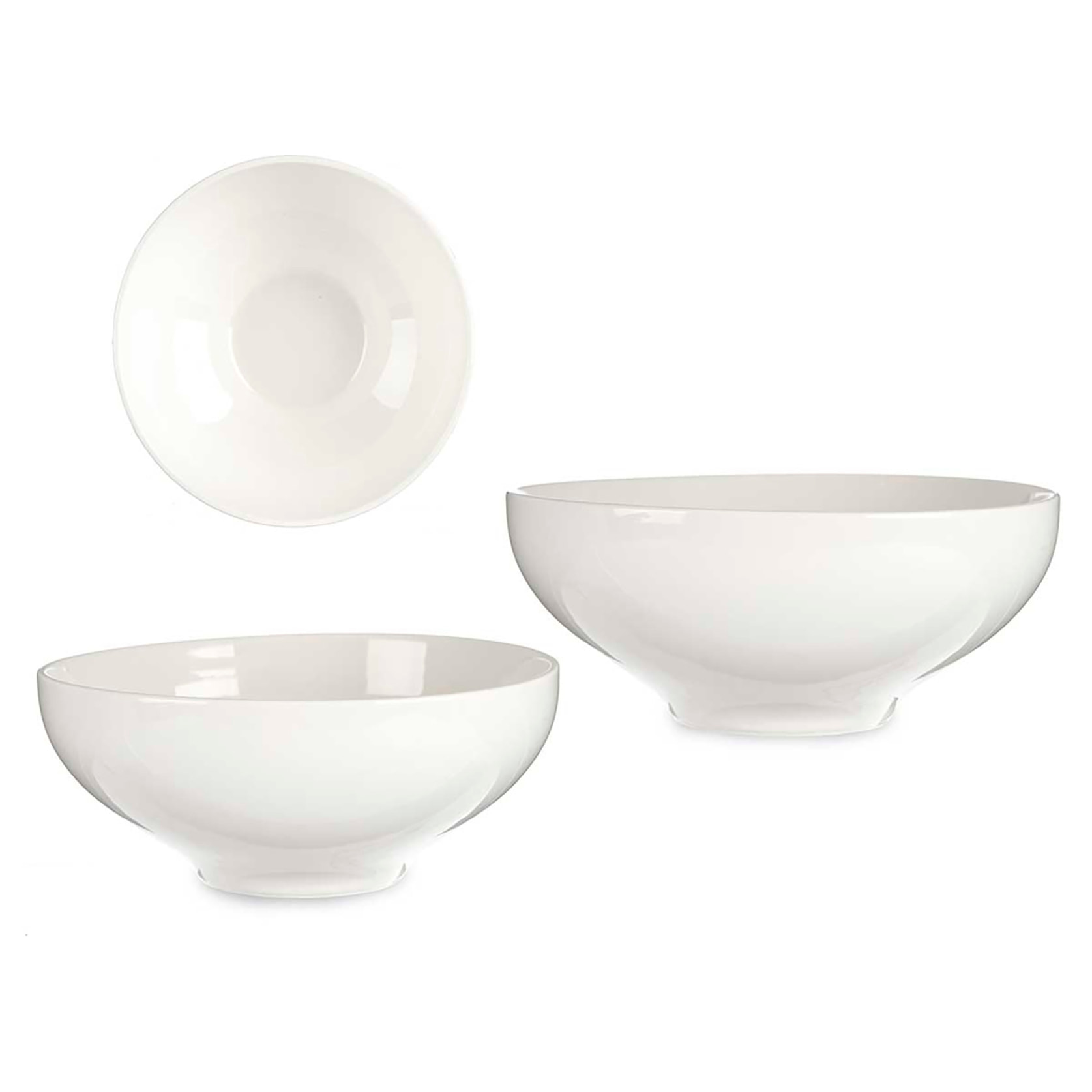 BOL PORCELANA BLANCA REDONDA 18CM