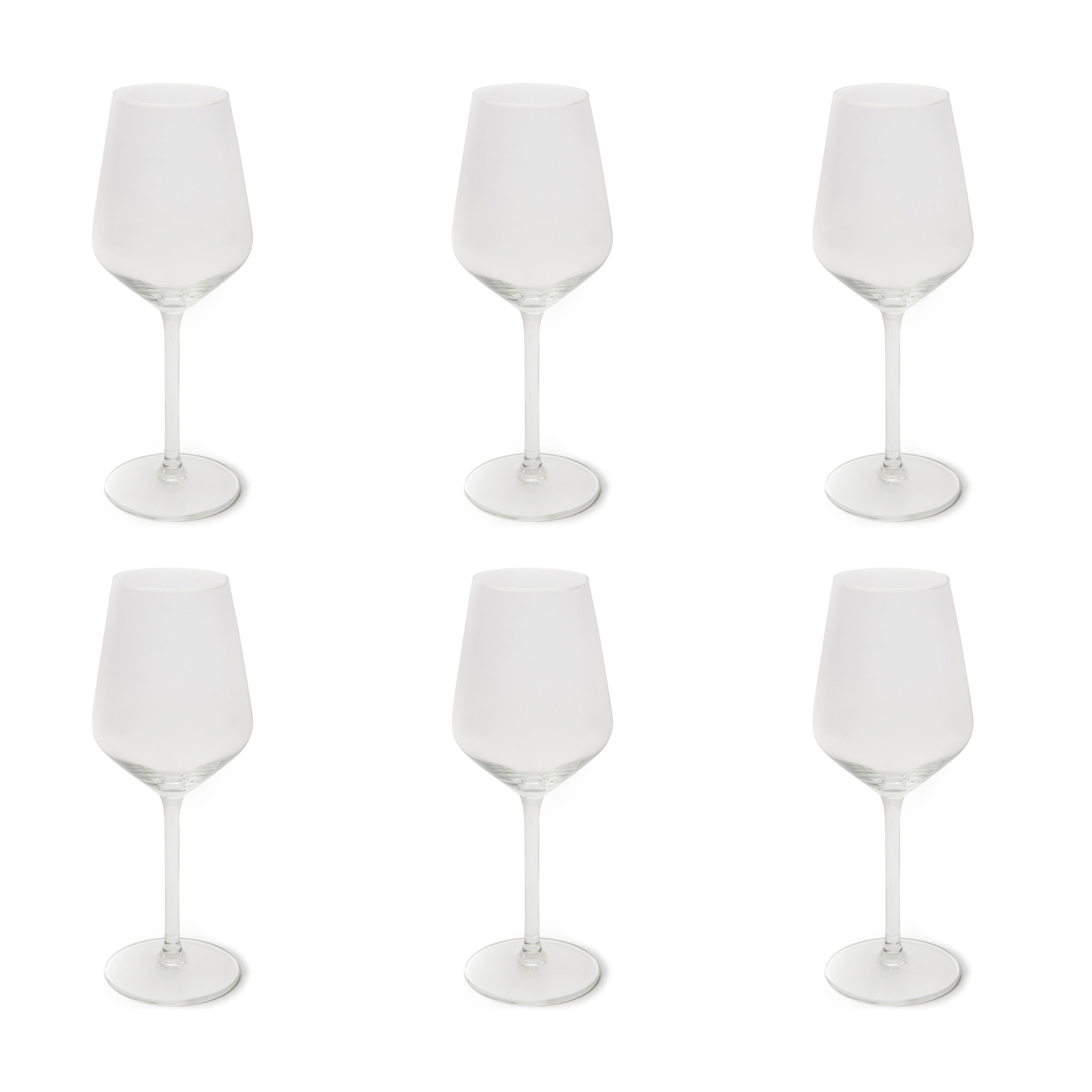 Set de 6 verres à vin Excelsa – Verona, Verre Transparent 38 cl
