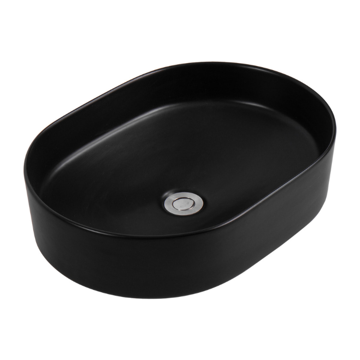 PixL 50 x 36,5 x 12 cm vasque à poser Infinitio, sans trop-plein, noir (CEPX5037BKM)