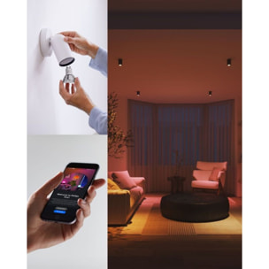 Ampoule LED connectée PHILIPS HUE Essential GU10 White&Color Ambiance