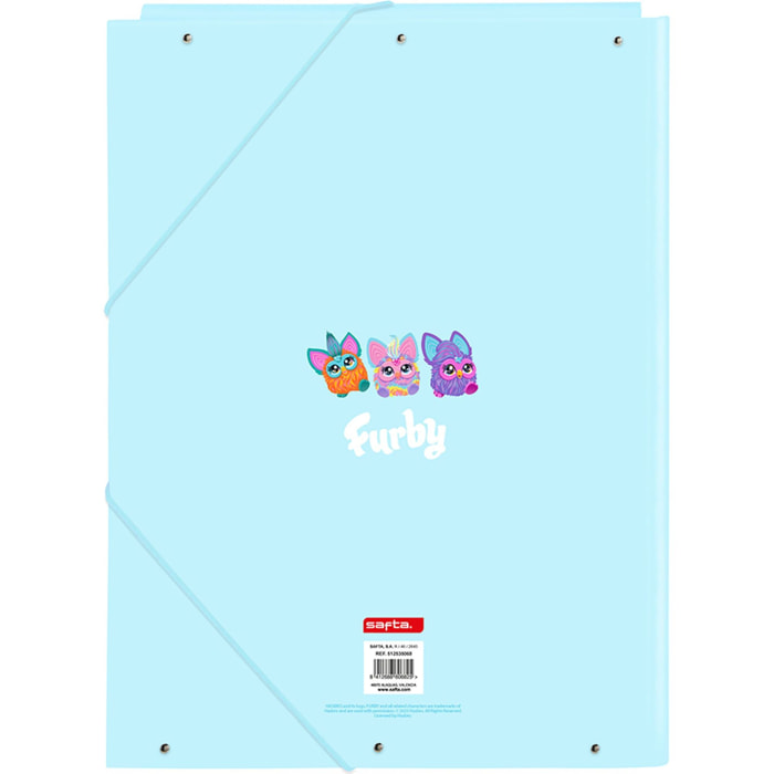 Carpeta folio 3 solapas furby