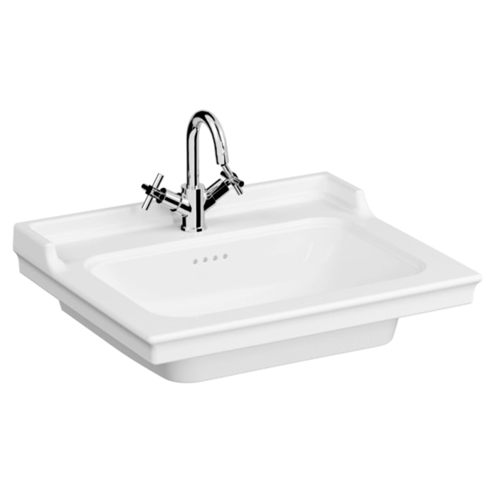 Lavabo Valarte blanc avec trop plein