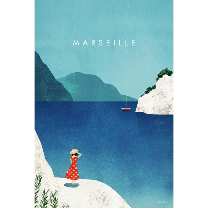 Tableau sud est marseille  Tableau alu Dibond