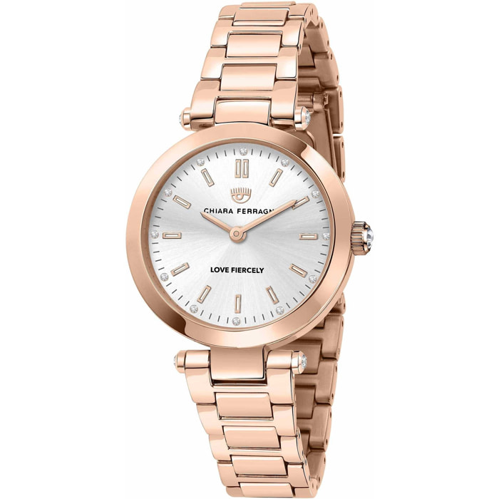 Reloj Chiara Ferragni R1953103505 Mujer Analogico Cuarzo con Correa de Acero inoxidable