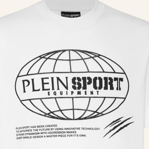 PLEIN SPORT T-Shirt Round Neck Ss GLOBAL EXPRESS EDITION