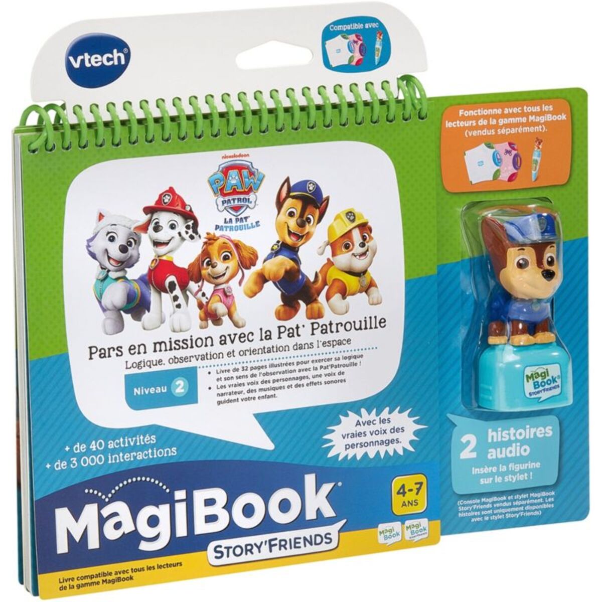 Livre interactif VTECH MagiBook Story'Friends-Livre Pat patroui