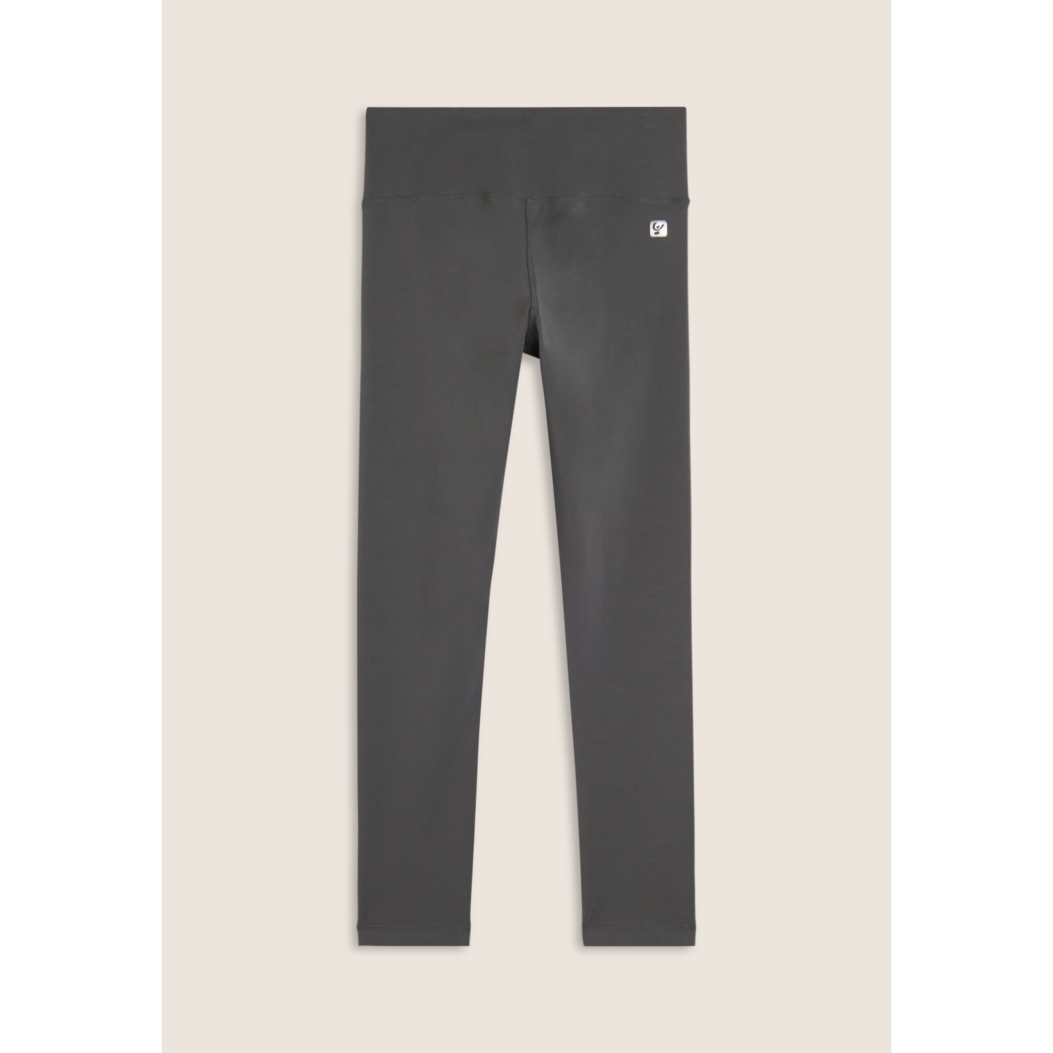 Leggings in cotone con vita alta e carré a cuore