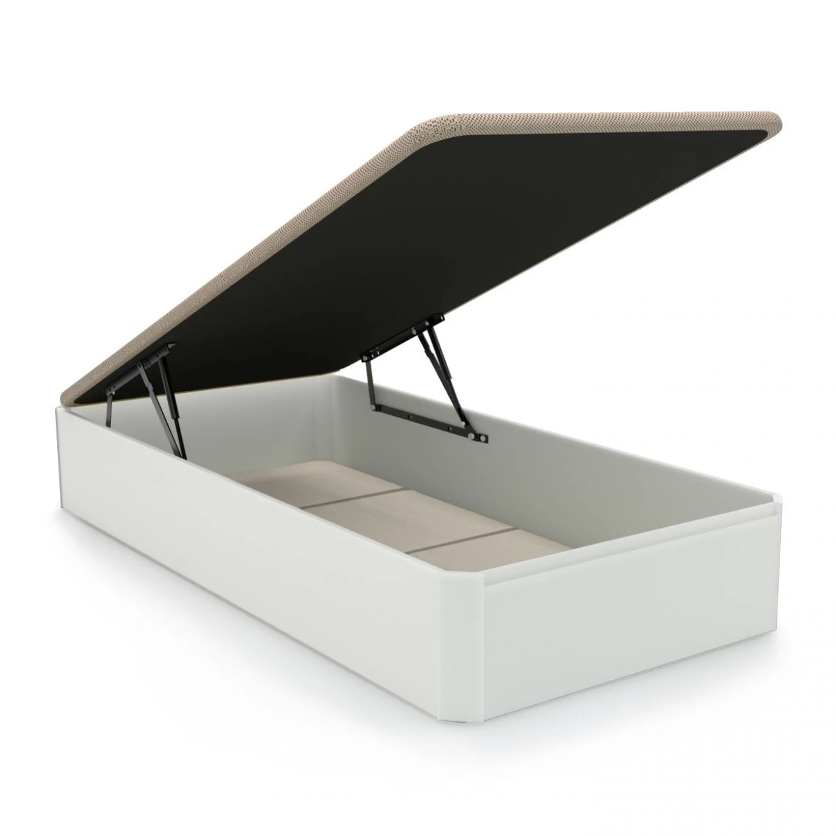 Canapé básico 90x190 cm en blanco Luxury 3D Blanco