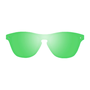 Gafas de sol OCEAN SOCOA - Negro mate / Plana de espejo verde